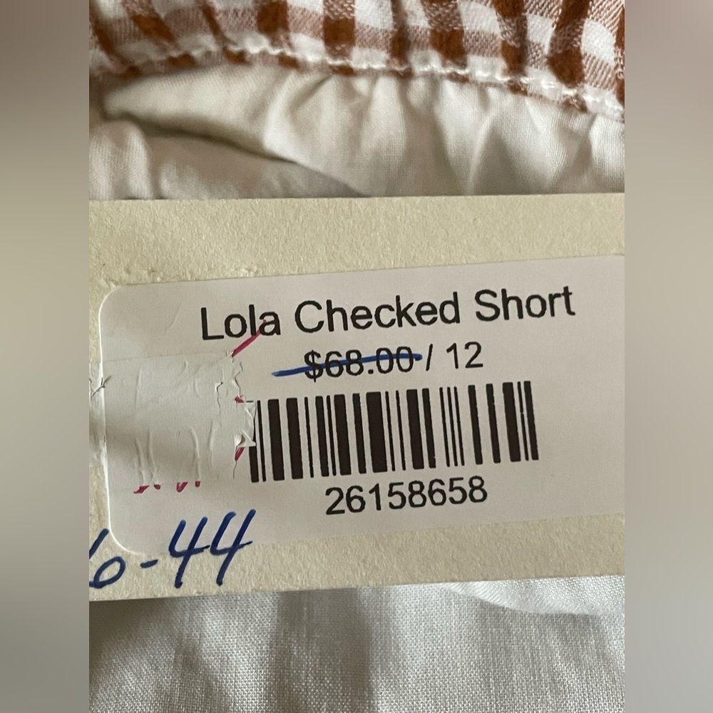 NWT Rhythm Lola checked shorts - Picture 4 of 7